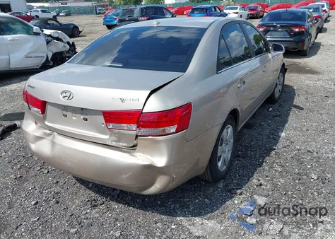 2007 Hyundai Sonata Gls из США, поврежденный, VIN 5NPET46C57H251731
